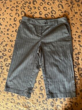 Alfani brown Pinstripe Bermuda Shorts